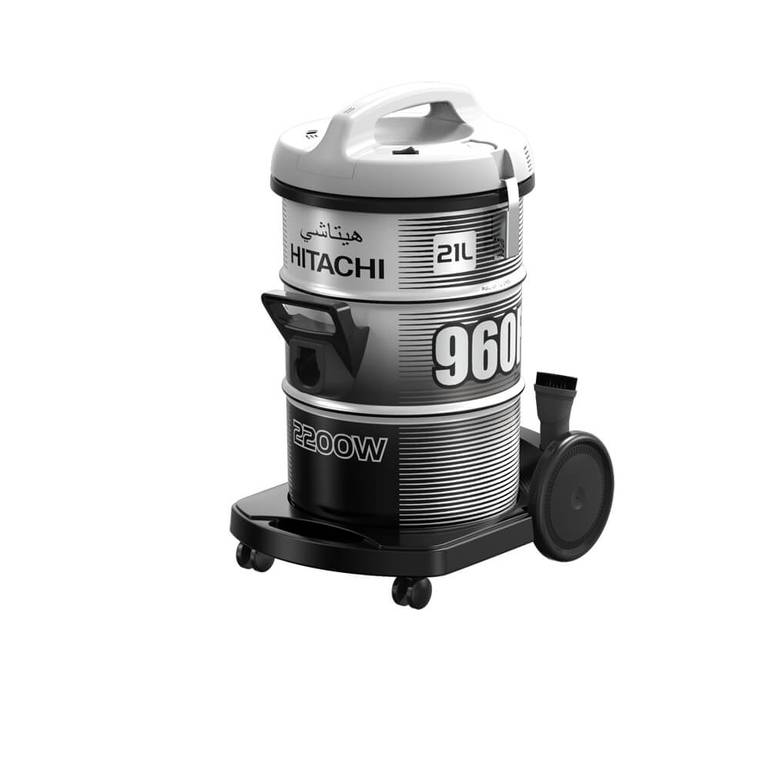 HITACHI Drum Vacuum Cleaner 21L 2200W Platinum Grey – CV-960F