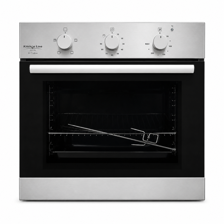 KITCHEN LINE Built-In Electric Oven 60cm Stainless Steel 4 Functions – FE6S043AXN.B00