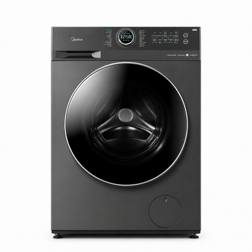 ميديا غسالة أوتوماتيك تعبئة أمامية 10 كيلو تيتانيوم – MF200W100W/1T-SA
