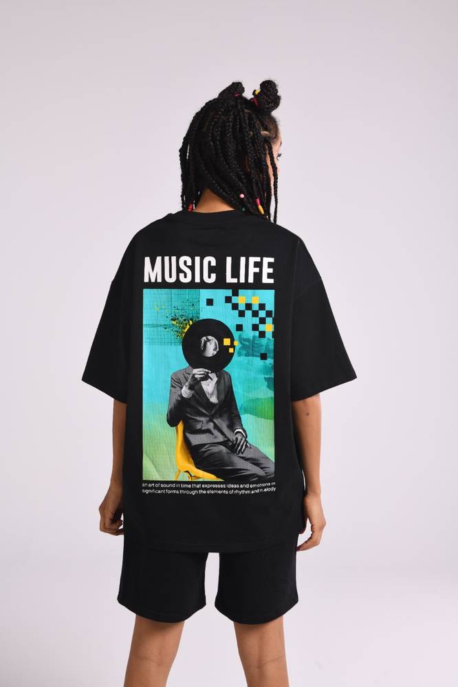 Black Music Life T-shirt 