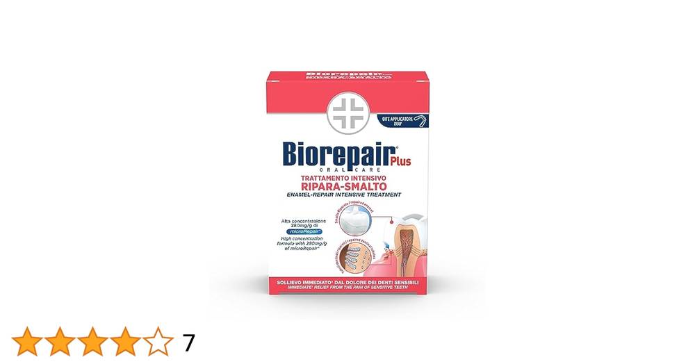 Bio repair Plus Enamel repair impact treatment for sensitive teeth