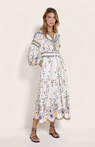 فستان لنن براند اوروبي مقاس s/m/L