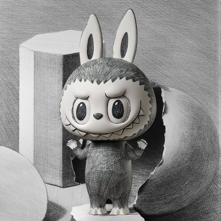 THE MONSTERS LABUBU SKETCH