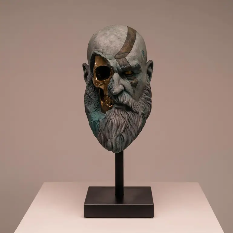 Kratos - Rune Stone by JACK OF THE DUST