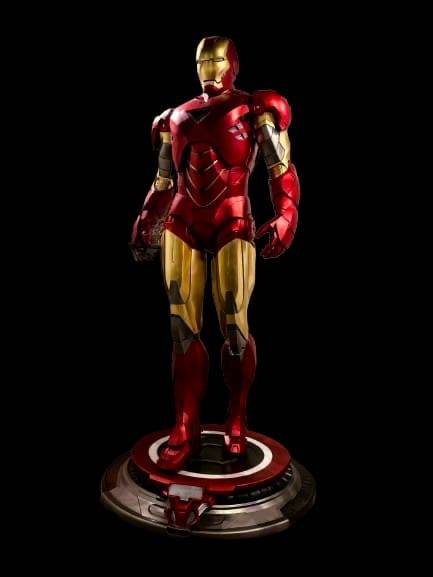 Iron Man MK7 Bust 1/1 Life Size Recast Resin Painted LED Statue