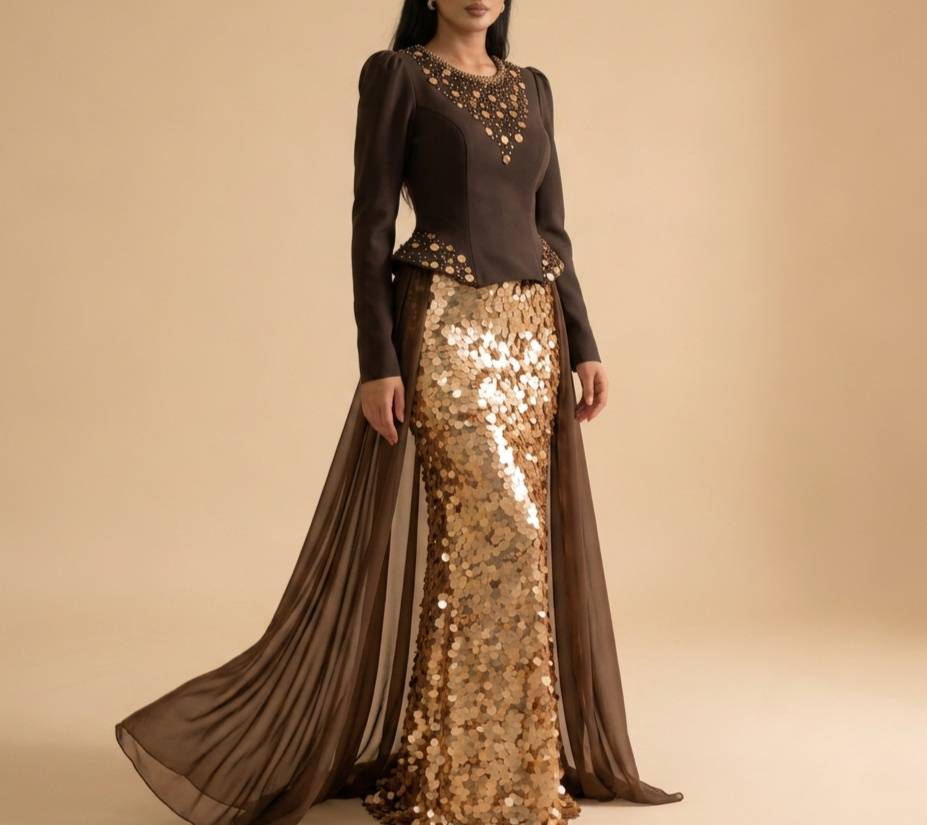 طقم سهرة ترتر