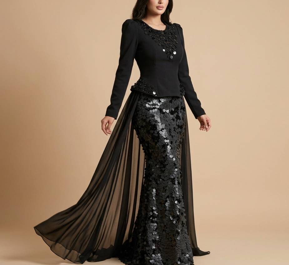 طقم سهرة ترتر