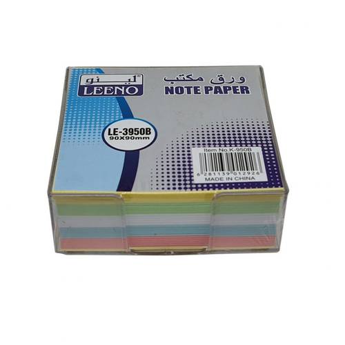 لينو ورق مكتب ملون 90x90mm