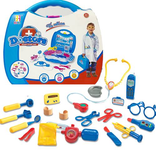 طقم أدوات دكتورة   Roll over image to zoom in Doctor Playset For Kids