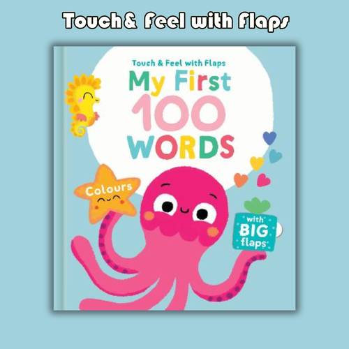 Touch& Feel with Flaps- My First 100 words- Colors