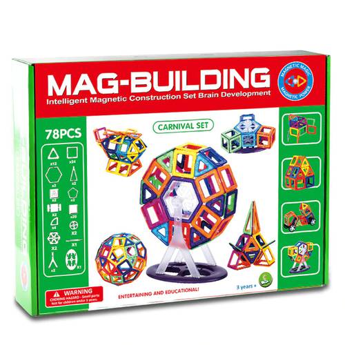 Magic Mag Building Magnetic اشكال مغنلطيس(تركيبات)