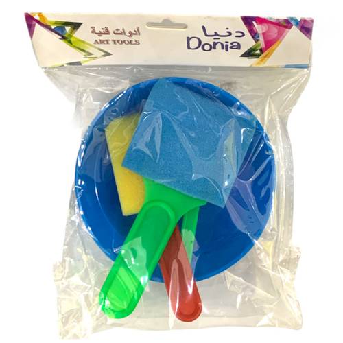 أدوات فنية اسفنج ألوان 