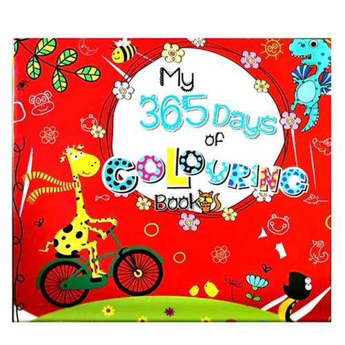  My 365 Days of Coloring Book - English