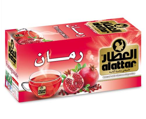 شاي العطار رمان ظروف مغلفة 20 كيس