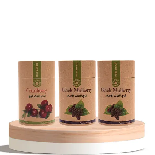 كورس تعطير الجسم شاي التوت الأسود والبري من عشبة وزيت 3 منتجات