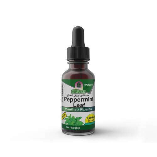 Organic Peppermint Leaf Extract 2000mg Vegan | IBS Support & Natural Bloating Relief 60 Capsules