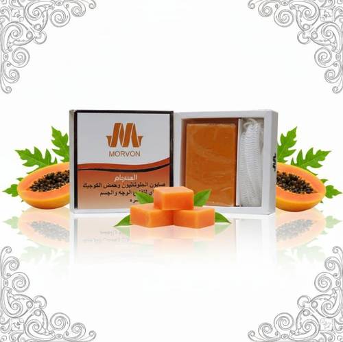 Morvon Glutathione, Kojic Acid, and Papaya Soap