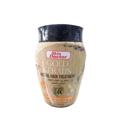 Gold keratin hair treatment oil bath