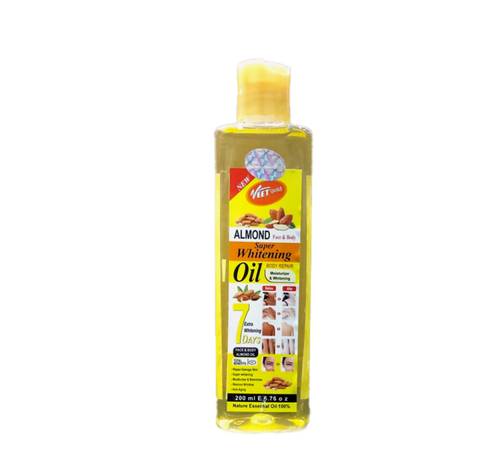 Veet Gold Sweet Almond Oil for lightening and repairing the body and removing dark spots