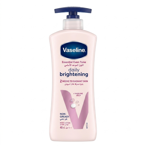 لوشن فازلين موحد اللون الأساسي لإشراقة يومية (Vaseline Essential Even Tone - Daily Brightening)