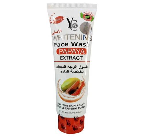 غسول الوجه للتبييض بخلاصة الباباي YC