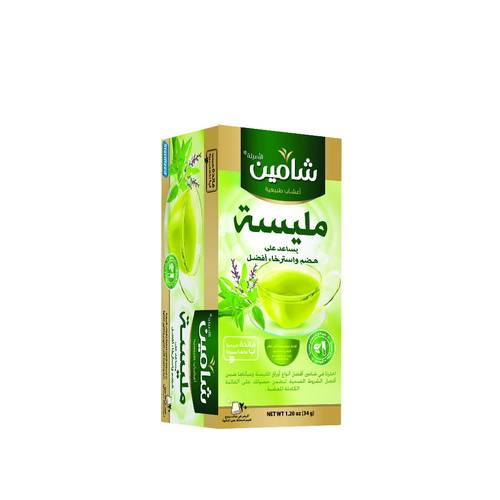 شاي شامين مليسة ظروف مغلفة 20 كيس