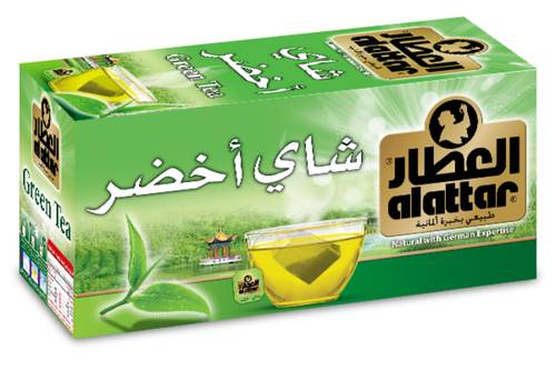 شاي العطار اخضر سادة ظروف مغلفة 20 كيس