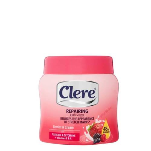 Clear Body Cream with Raspberry and Cream 500ml