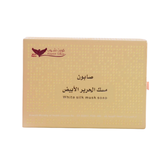 صابون مسك الحرير الابيض من كويت شوب