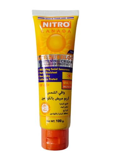 Nitro Canada Sunscreen Cream Whitening with Collagen +UV 60, 100g