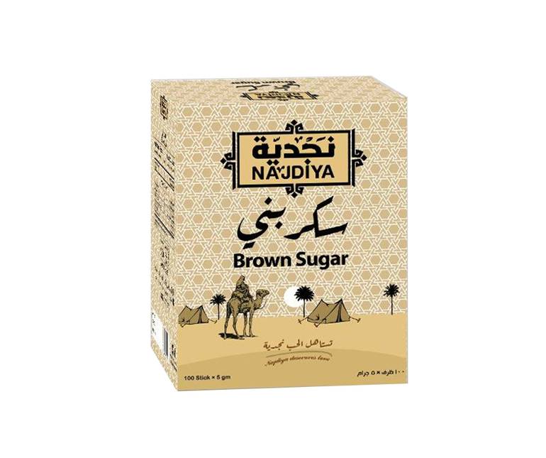 سكر بني نجدية - 5 جرام × 100 ظرف