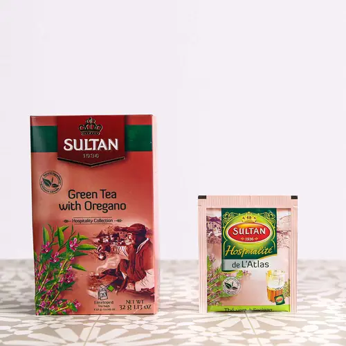 Sultan Green Tea with Oregano 1.6g × 20 Sachet