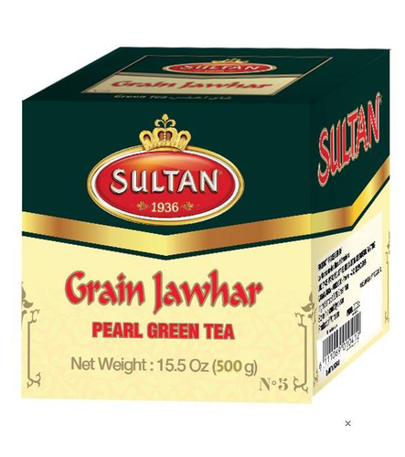 Sultan Jawhar Pearl Green Tea 440g