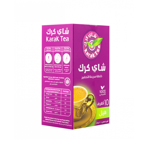شاي كرك بالهيل محلى 20 جرام × 10 أظرف