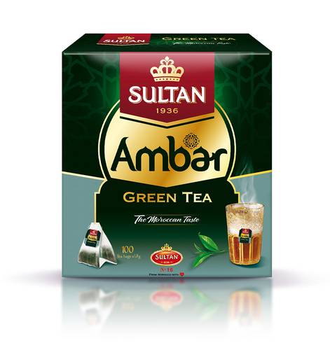 Sultan Ambar Green Tea 1.8g × 100 Bag