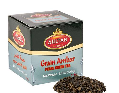 Sultan Ambar 200g Pearl Green Tea 