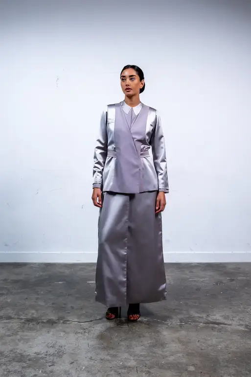 Satin Cipher - M - Liquid Platinum