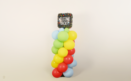 ستاند بالون Welcome back