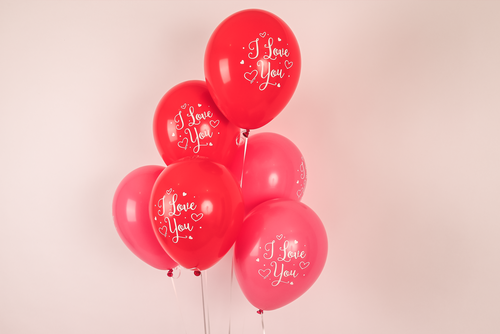  I Love you Balloons