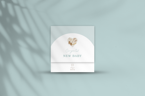 كارد New baby boy
