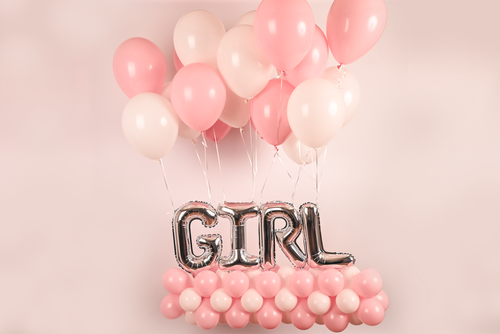 تصميم البالون GIRL
