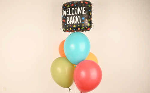 مجموعة بالون Welcome back