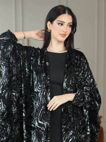 عبايه مخمل مشجر✨