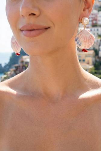 Shell Drop Earrings