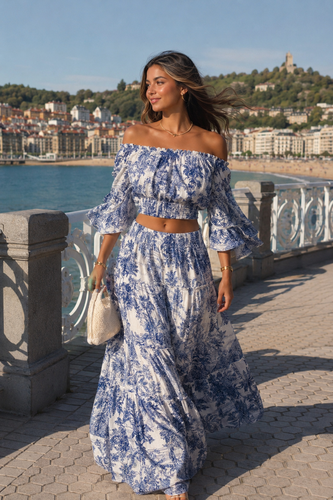 Adoro Blu Oman Linen Set