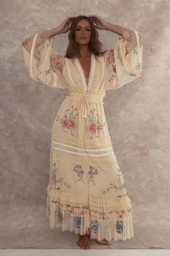 Love Letter Dress in Lemon Shortcake