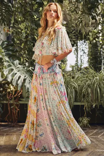 Sunset Top & Skirt Set