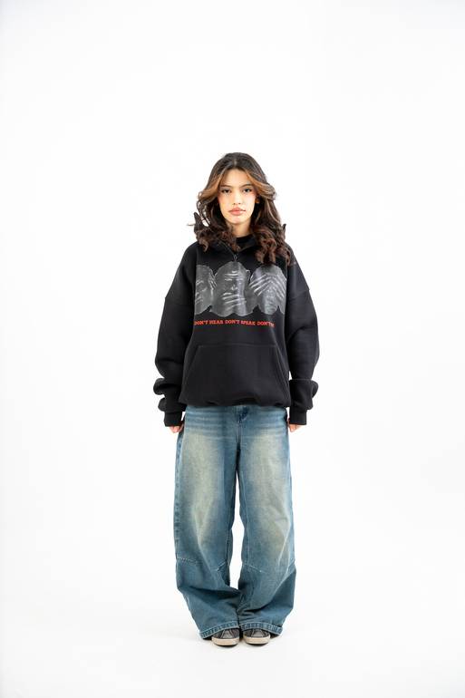 HOODIE BLACK NINJA ZIP